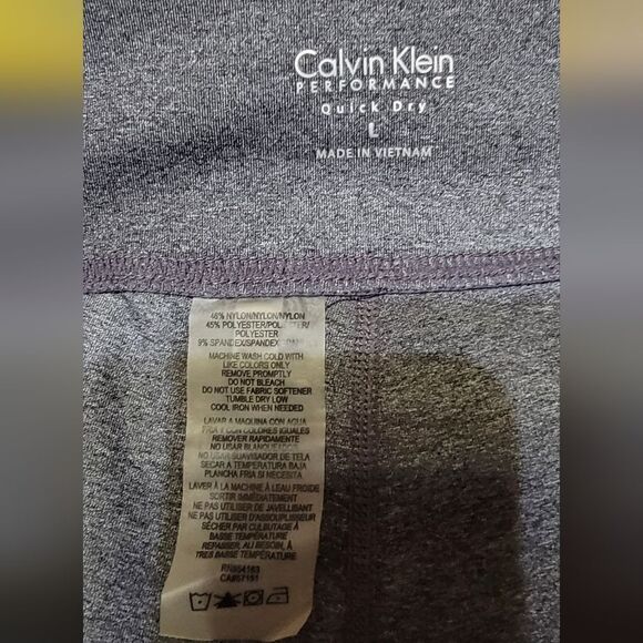 #083 Calvin Klein Performance Quik Dry Leggings - Picture 4 of 10